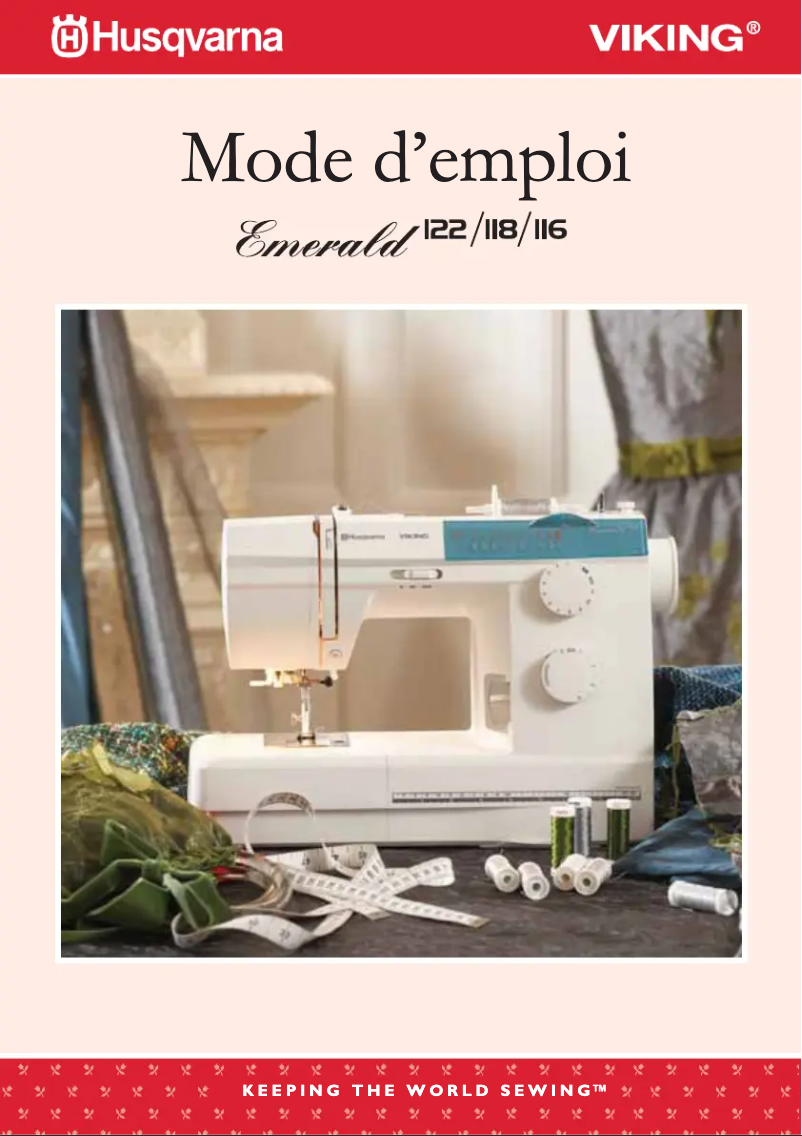 Page 1 of the manual User Manual Husqvarna Viking Emerald 116