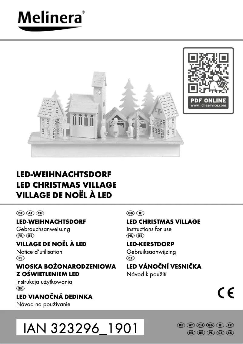 Page 1 de la notice Manuel utilisateur Melinera IAN 323296