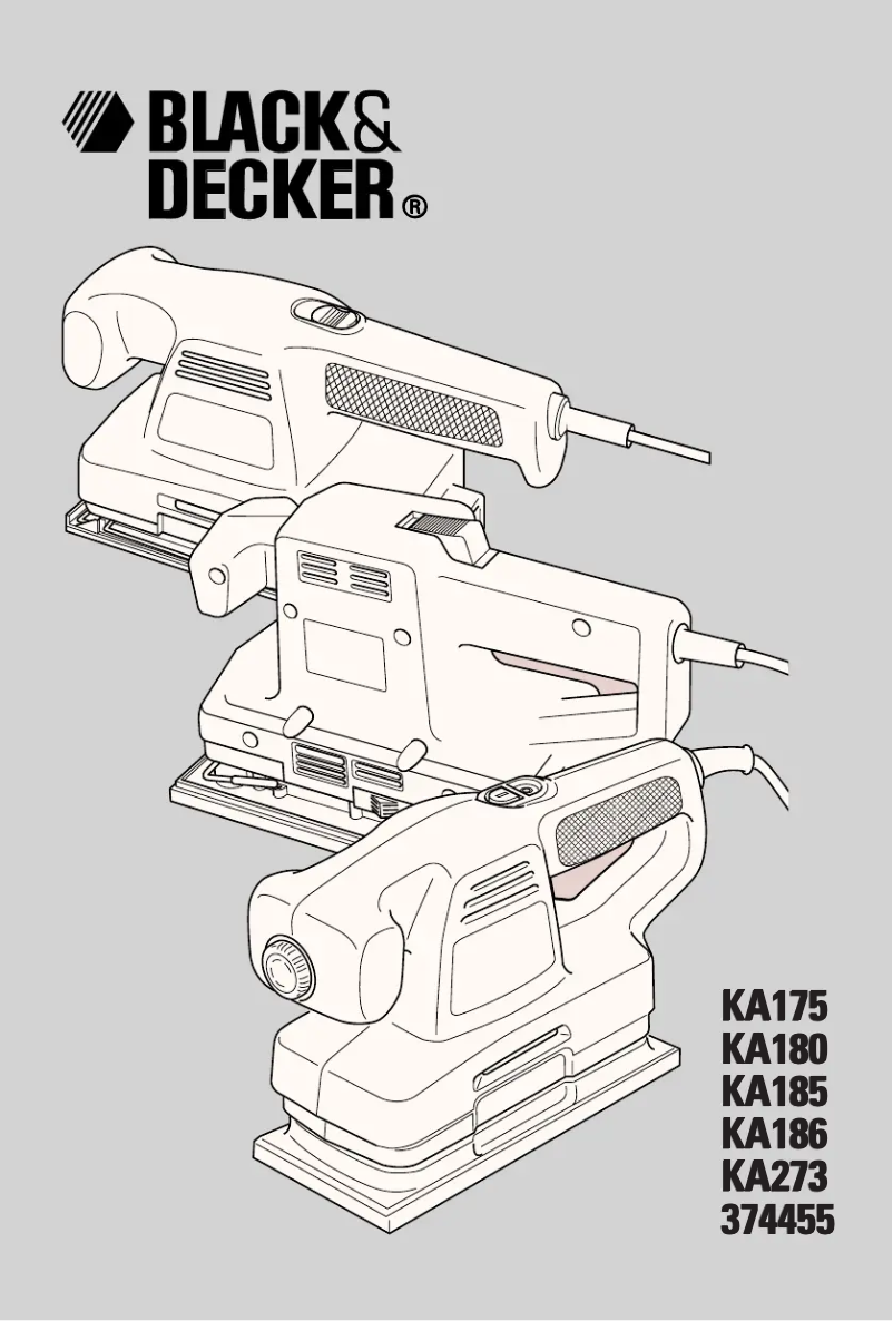 Page 1 de la notice Manuel utilisateur Black & Decker KA273