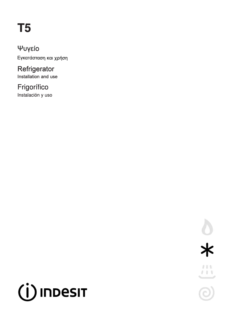 Page 1 de la notice Manuel utilisateur Indesit T5