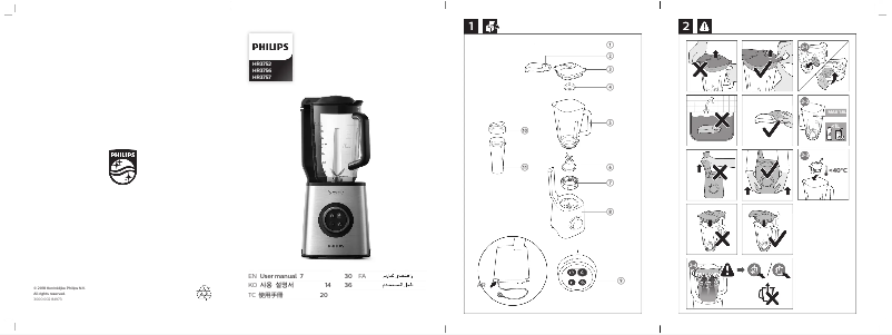Página 1 del manual Manual de usuario Philips Avance Collection HR3757