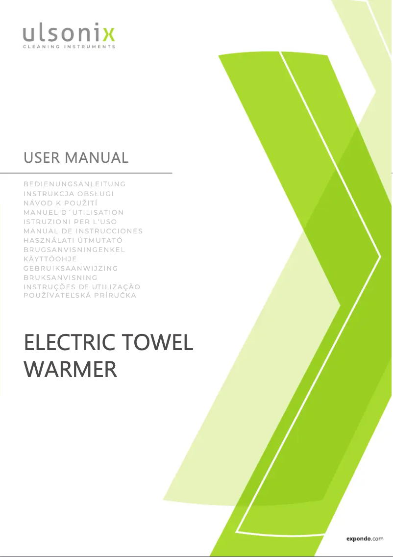 Page 1 of the manual User Manual Ulsonix ULX-DRY I 7