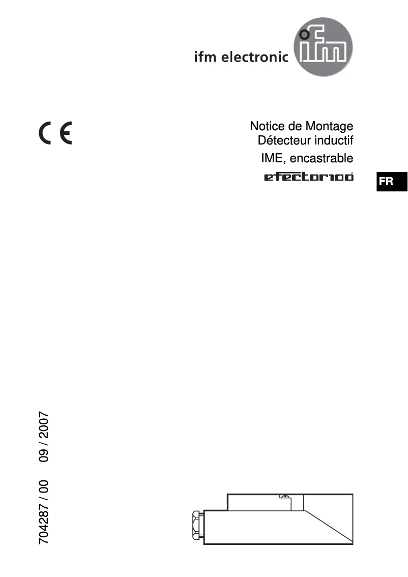Page 1 de la notice Manuel utilisateur IFM IM5015