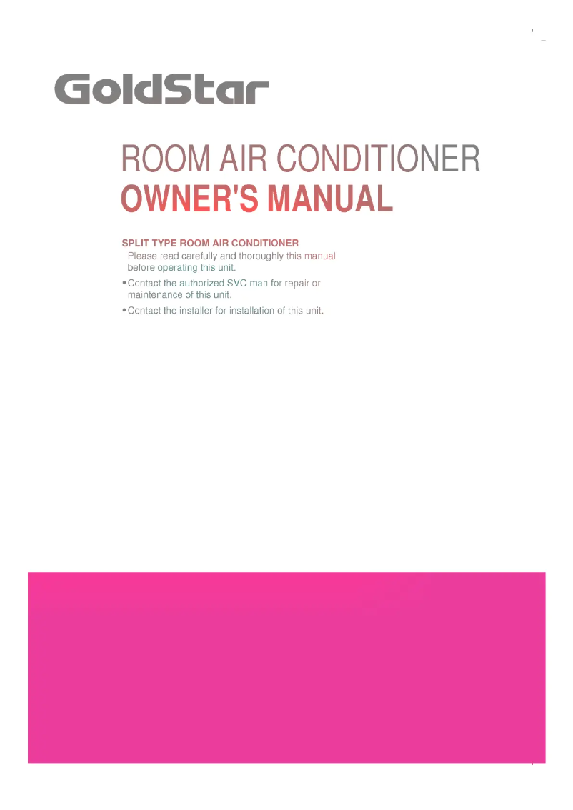 Page 1 of the manual User Manual LG LS-A0560CL