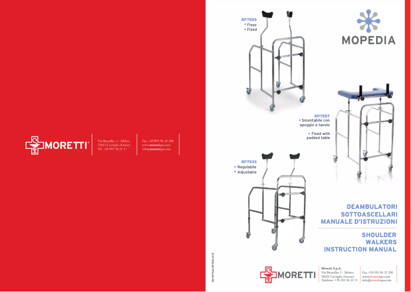 Page 1 of the manual User Manual Mopedia RP755S
