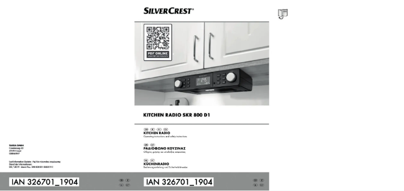 Página 1 del manual Manual de usuario SilverCrest SKR 800 D1