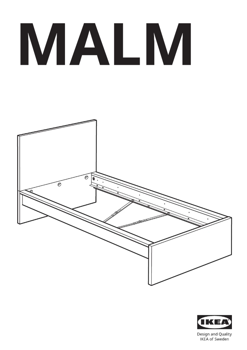 Page 1 de la notice Manuel utilisateur Ikea MALM 504.586.09
