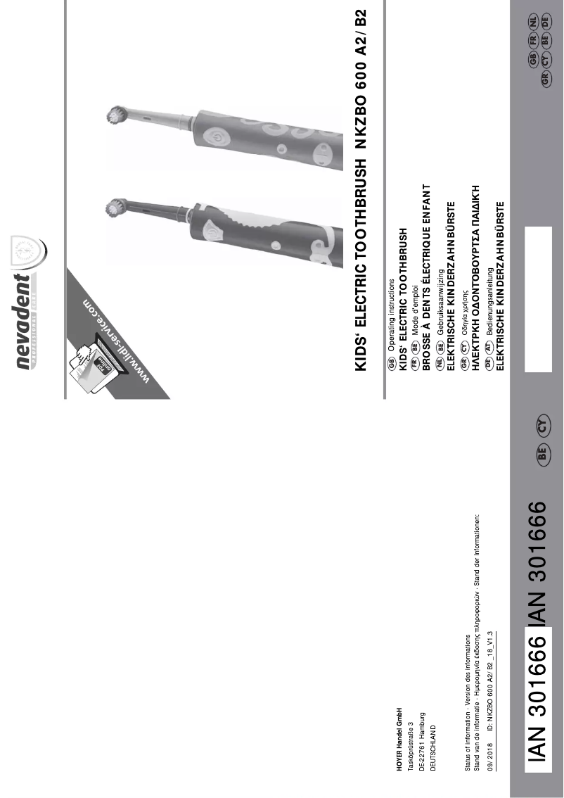 Page 1 de la notice Manuel utilisateur Nevadent NKZ 3 A1