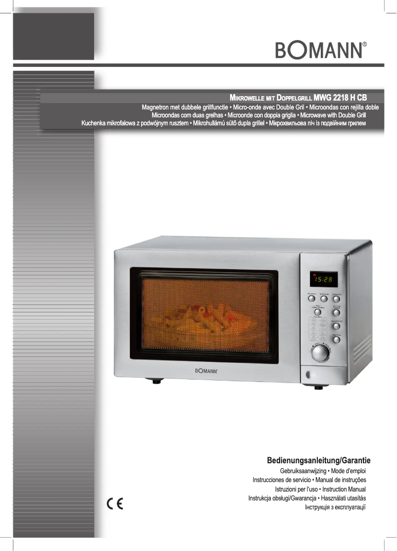 Page 1 de la notice Manuel utilisateur Bomann MWG 2218 H CB