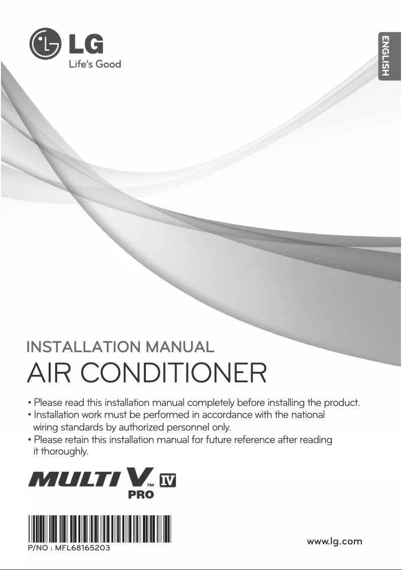 Page 1 of the manual User Manual LG ARUV120LLS4