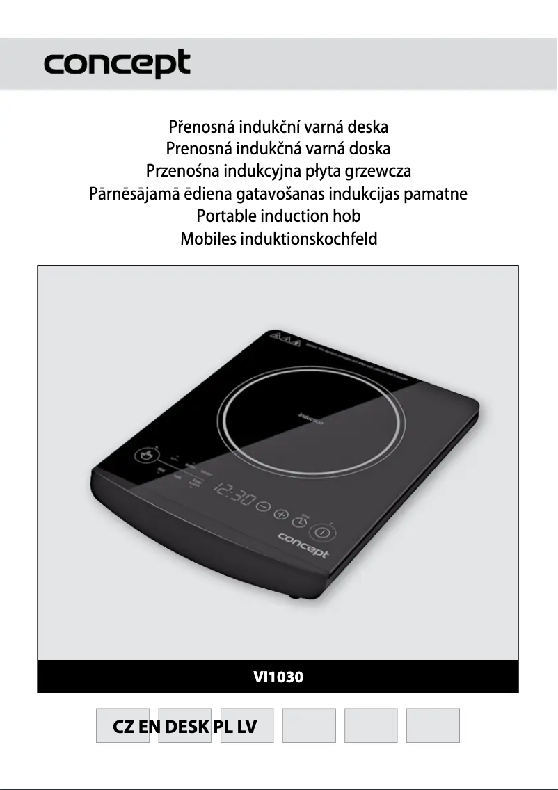 Page 1 de la notice Manuel utilisateur Concept VI-1030