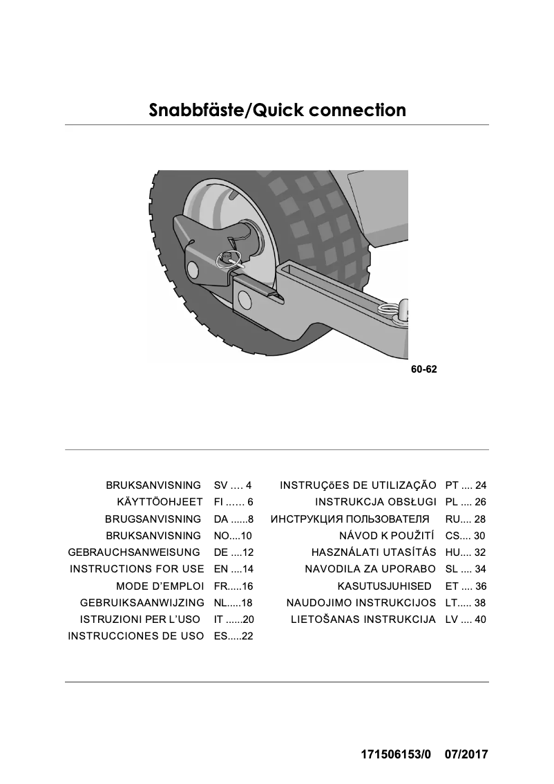 Page 1 de la notice Manuel utilisateur Stiga Park Pro 540 IX