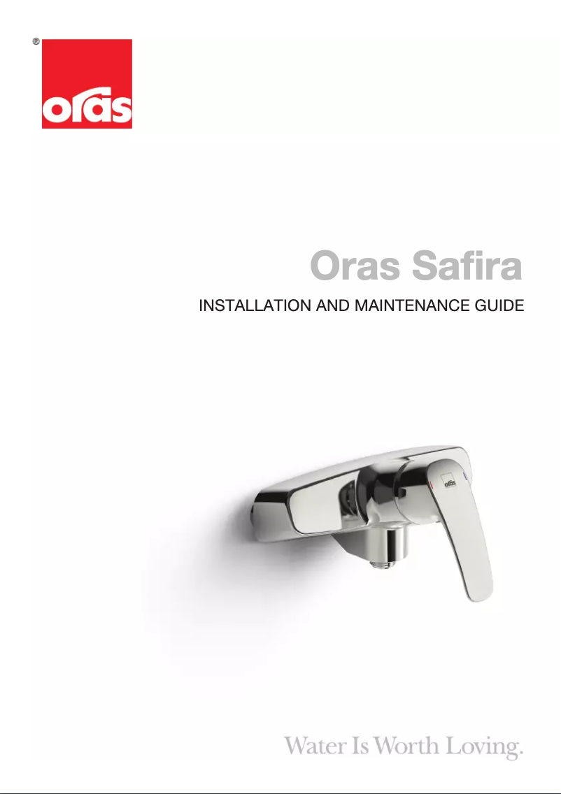 Page 1 of the manual User Manual Oras Safira 1074X