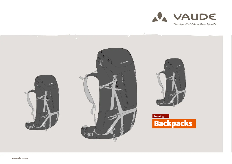 Page 1 de la notice Manuel utilisateur Vaude Minnie 4,5