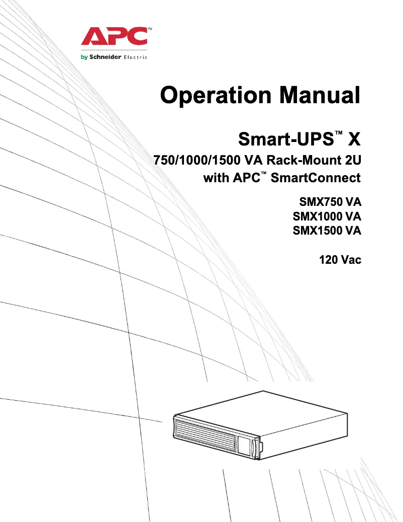 Página 1 del manual Manual de usuario APC Smart-UPS X