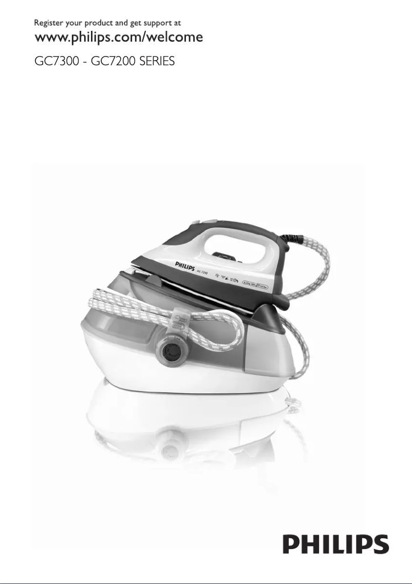 Page n°1 - Manuel utilisateur Philips SteamGlide GC7230