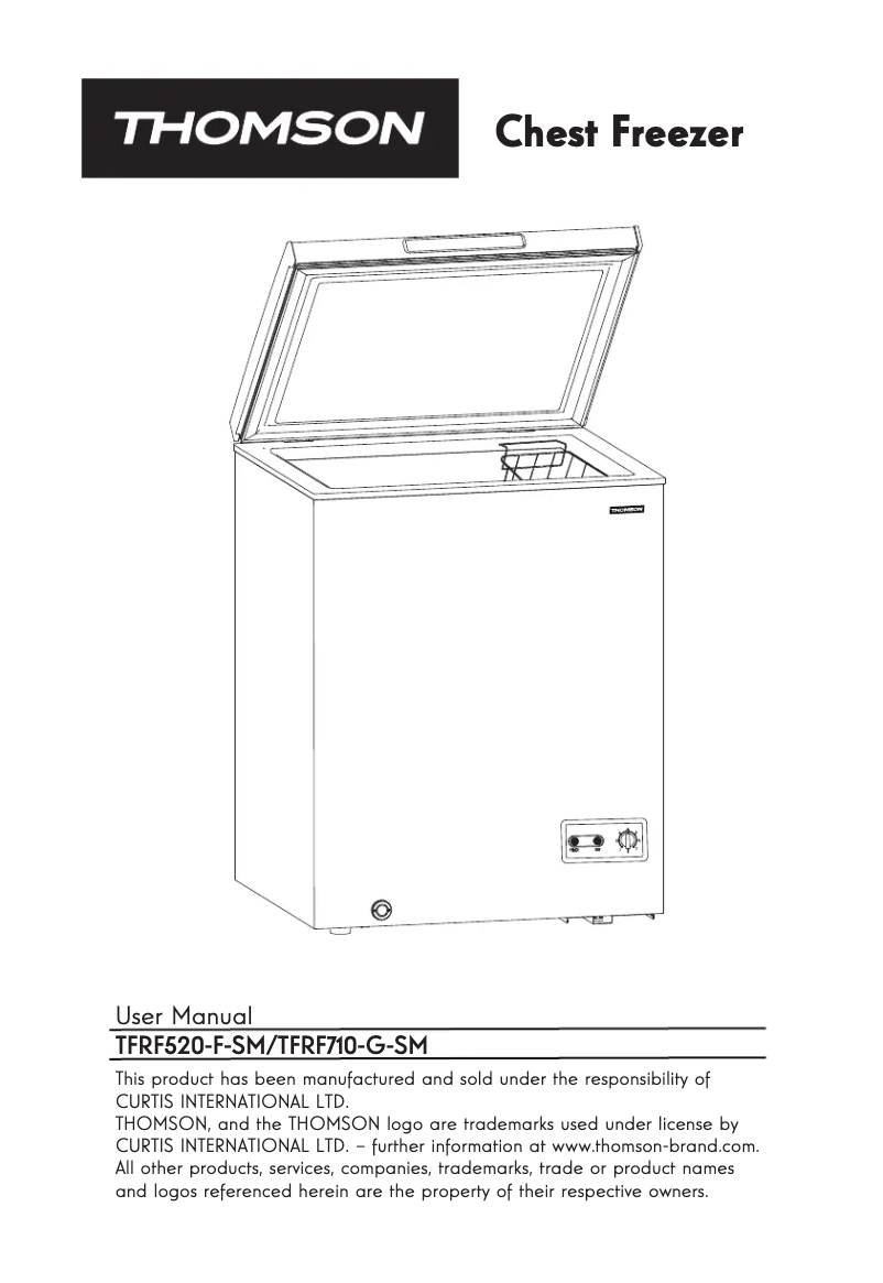 Page 1 de la notice Manuel utilisateur Thomson TFRF710-G-SM