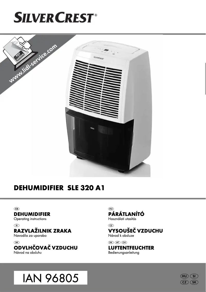 Page 1 de la notice Manuel utilisateur SilverCrest SLE 320 A1