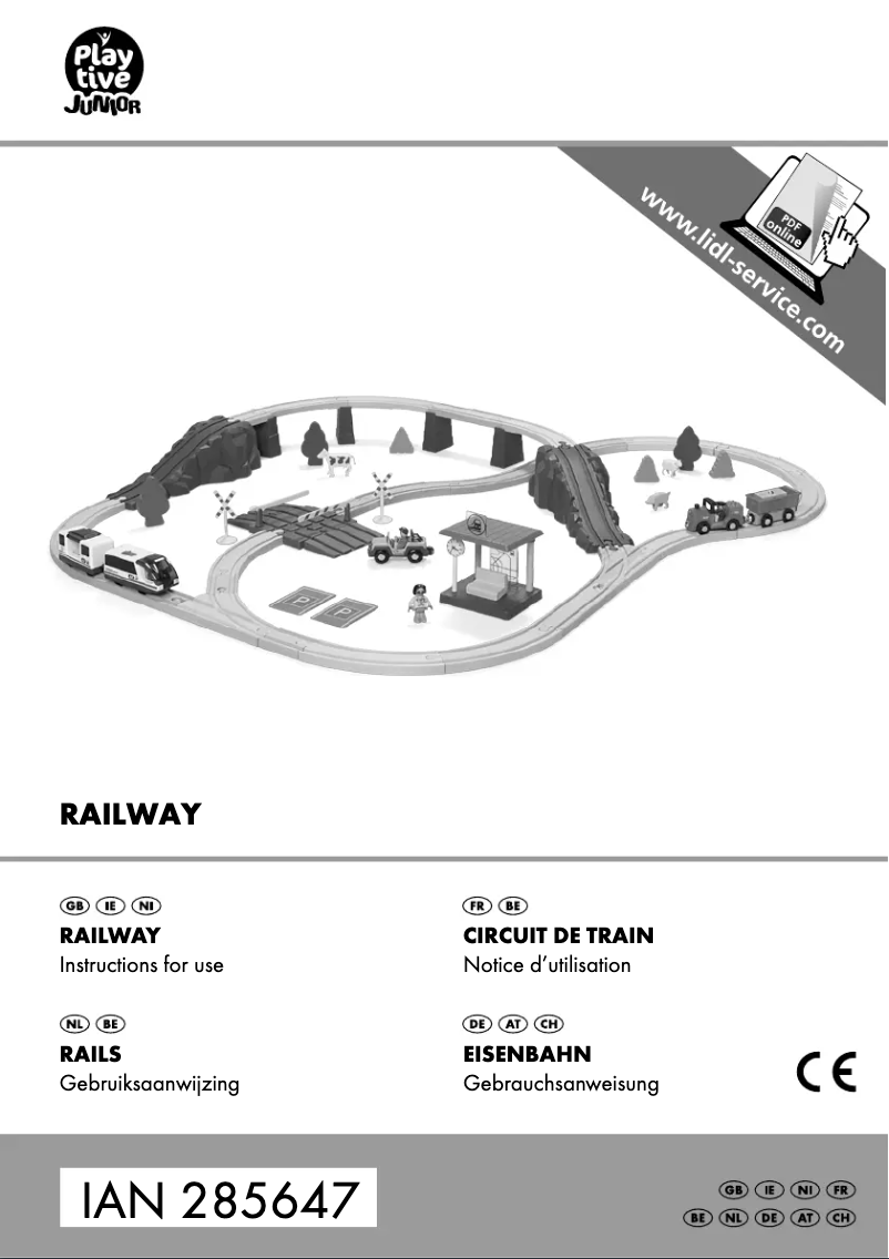 Page 1 de la notice Manuel utilisateur Playtive IAN 285647
