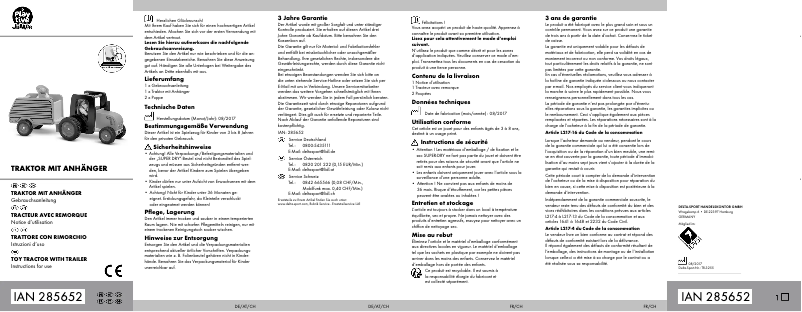 Página 1 del manual Manual de usuario Playtive IAN 285652