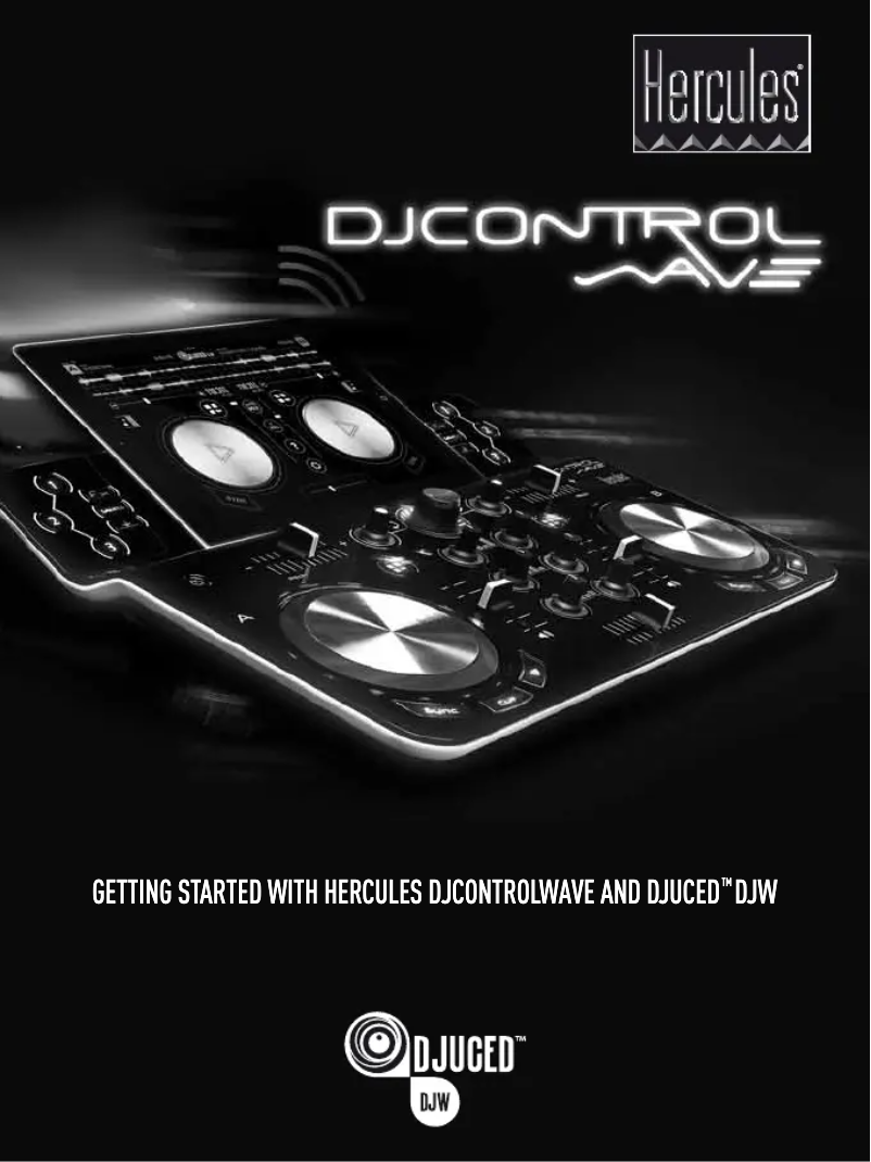 Page 1 de la notice Manuel utilisateur Hercules DjControlWave