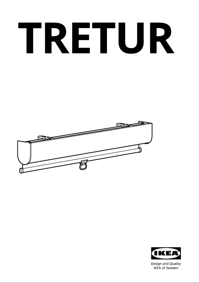 Page 1 de la notice Manuel utilisateur Ikea TRETUR 804.911.03