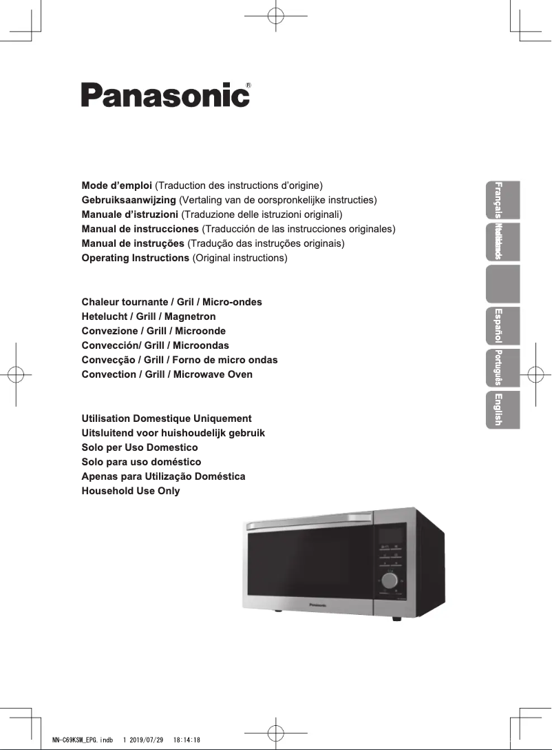 Página 1 del manual Manual de usuario Panasonic NN-C69KSM