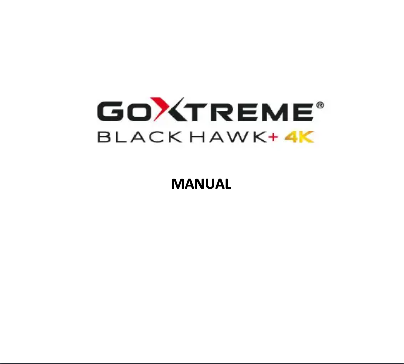 Page 1 de la notice Manuel utilisateur GoXtreme Black Hawk+