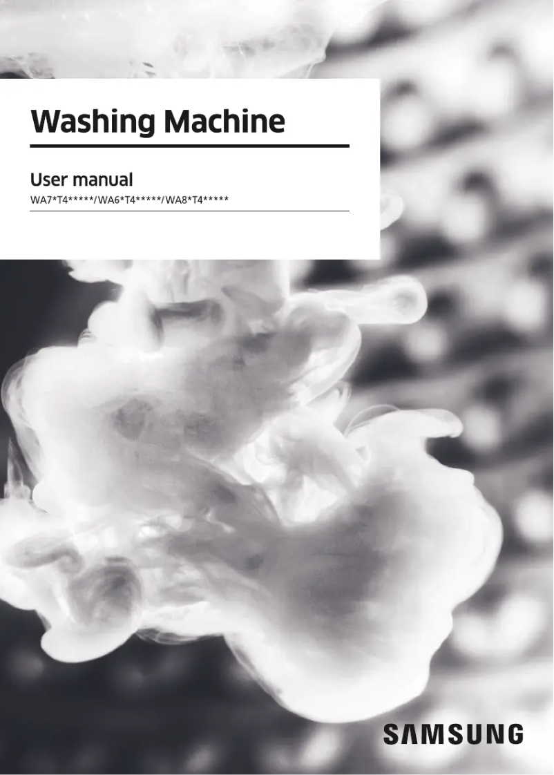 Página 1 del manual Manual de usuario Samsung WA70N4360FE