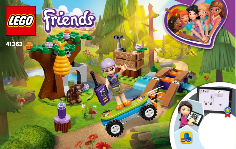 Page 1 de la notice Manuel utilisateur Lego Friends 41363