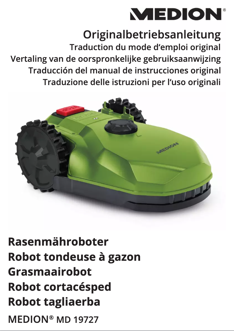 Page 1 de la notice Manuel utilisateur Medion MD 19727