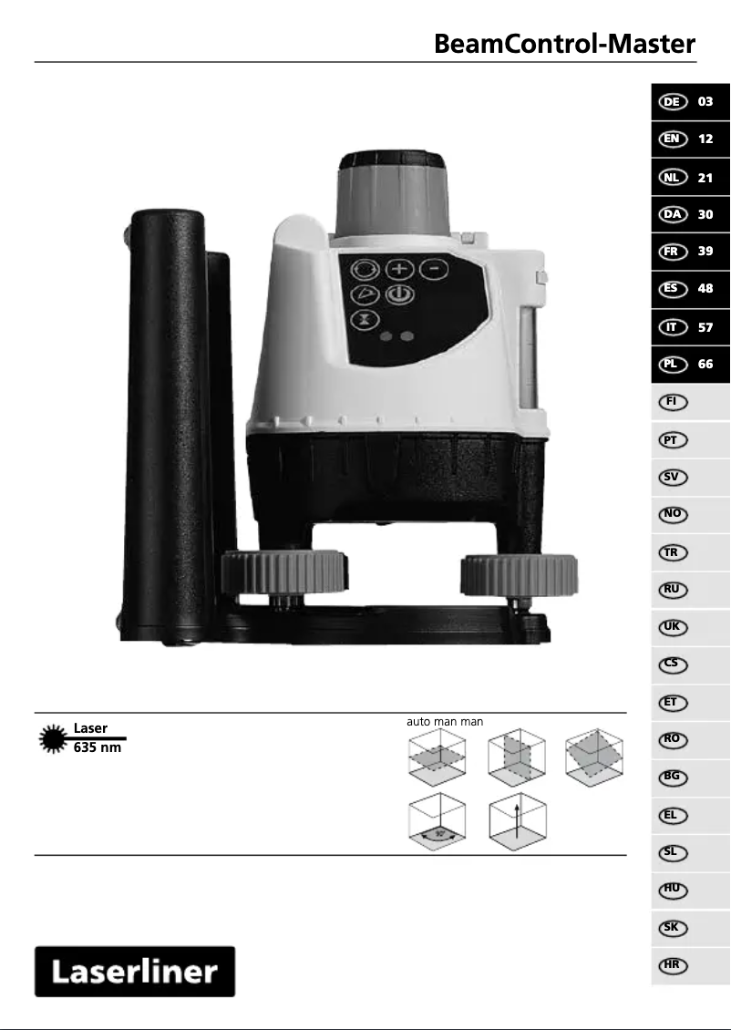 Page 1 de la notice Manuel utilisateur Laserliner SensoCommander