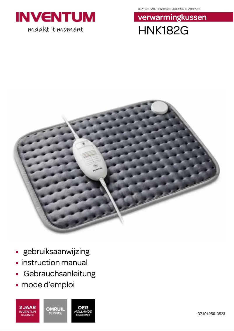 Page 1 de la notice Manuel utilisateur Inventum HNK182G