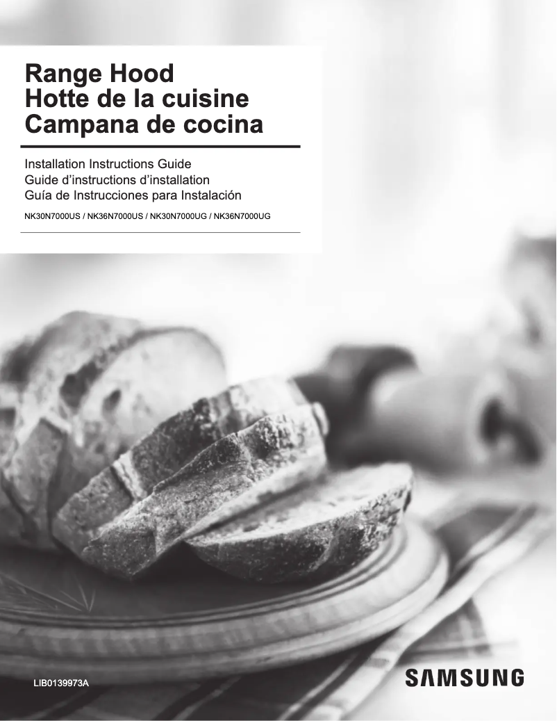 Página 1 del manual Manual de usuario Samsung NK36N7000US