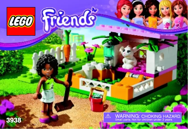 Page 1 de la notice Manuel utilisateur Lego Friends 3938