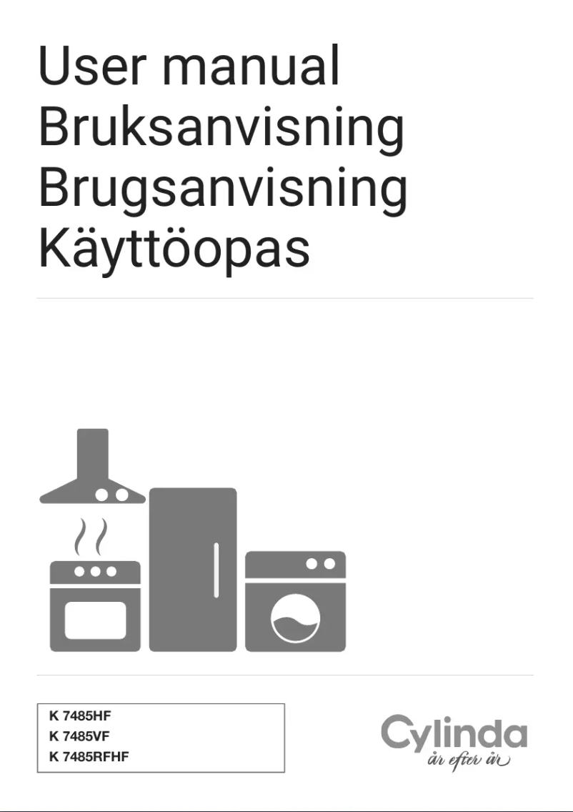 Page 1 of the manual User Manual Cylinda K7485RFHF