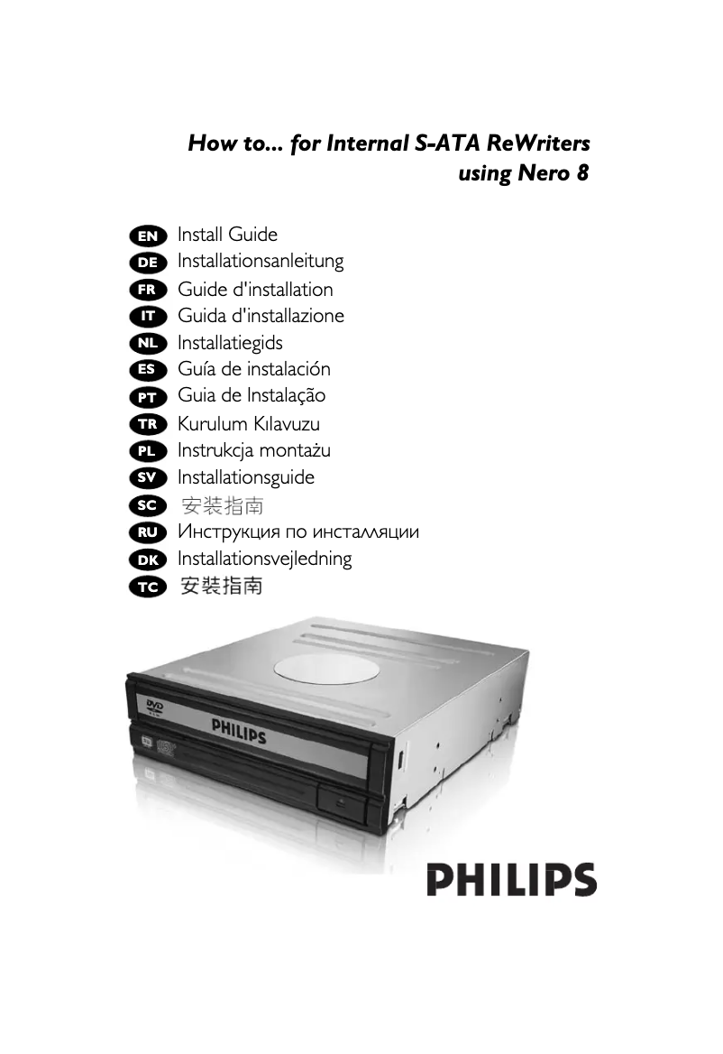 Page 1 of the manual User Manual Philips SPD2520BD