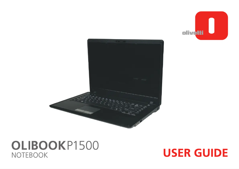 Page 1 de la notice Manuel utilisateur Olivetti OLIBOOK P1500