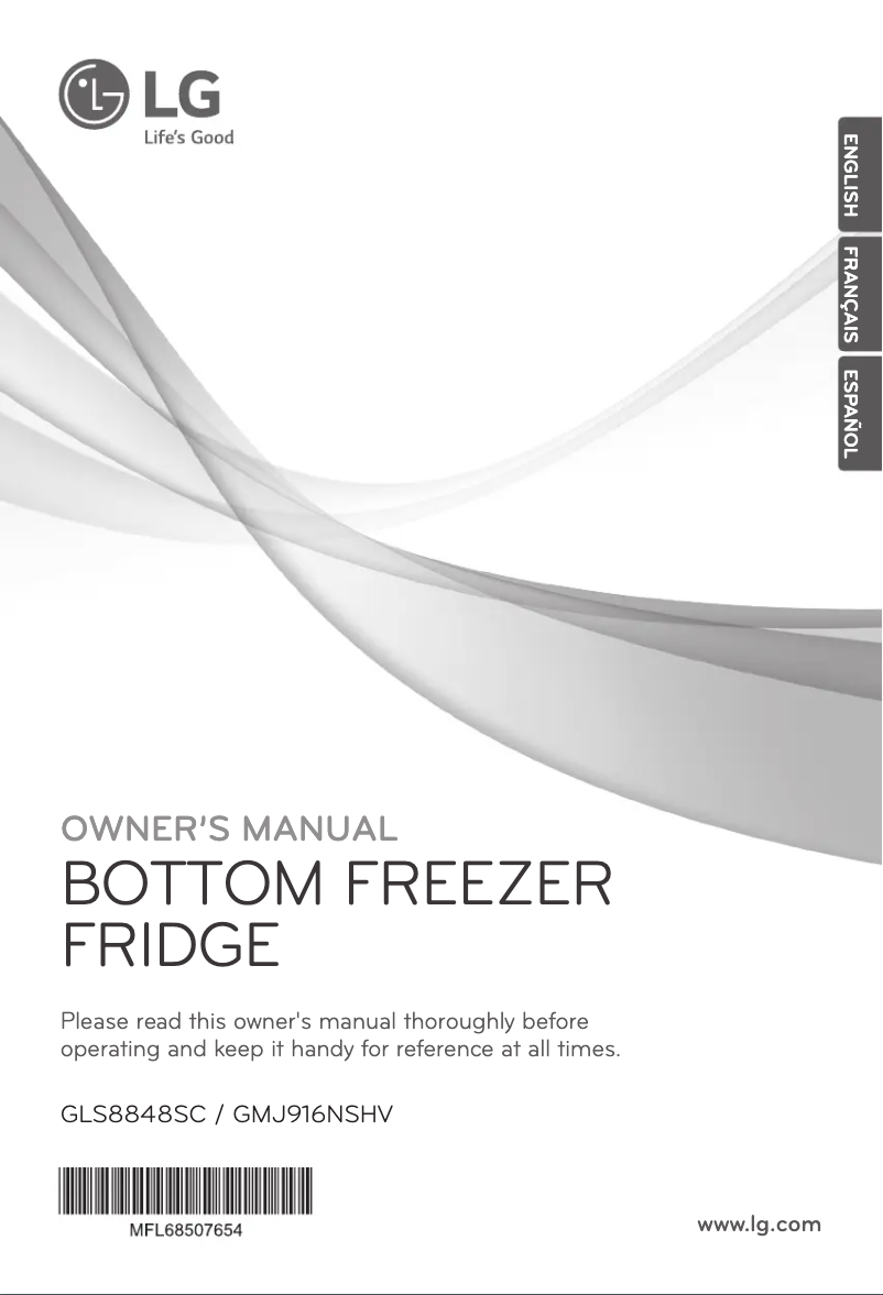 Página 1 del manual Manual de usuario LG GLS8848SC