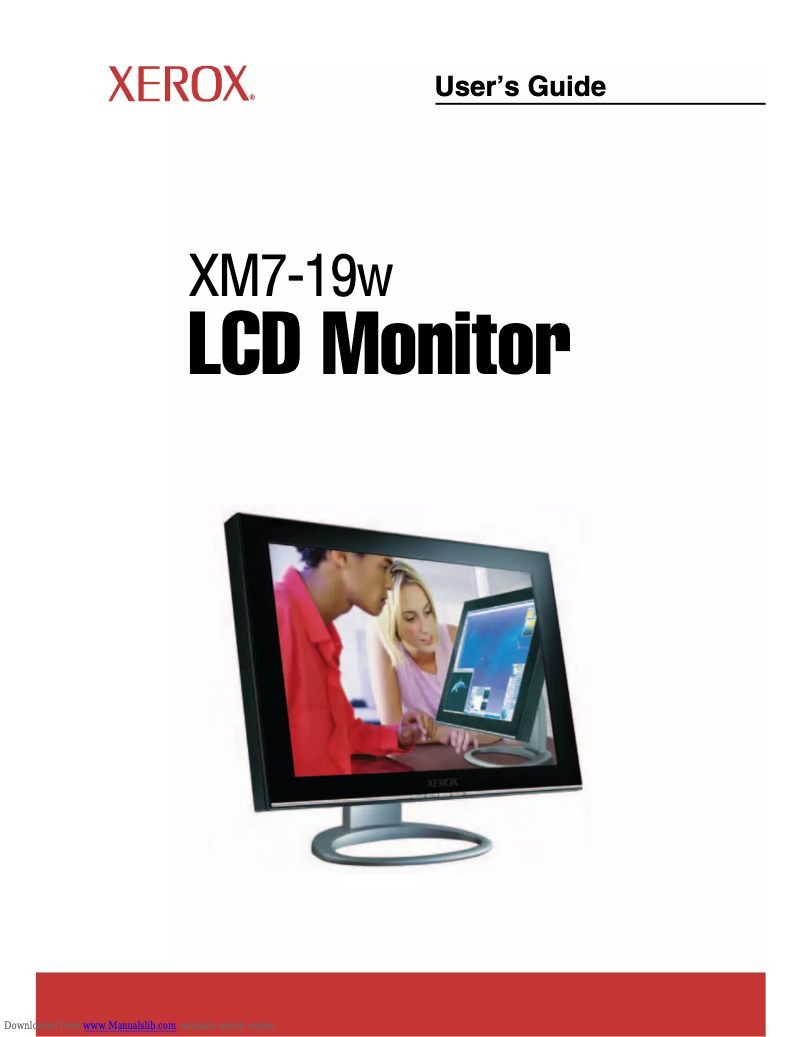 Page 1 de la notice Manuel utilisateur Xerox XM7-19W