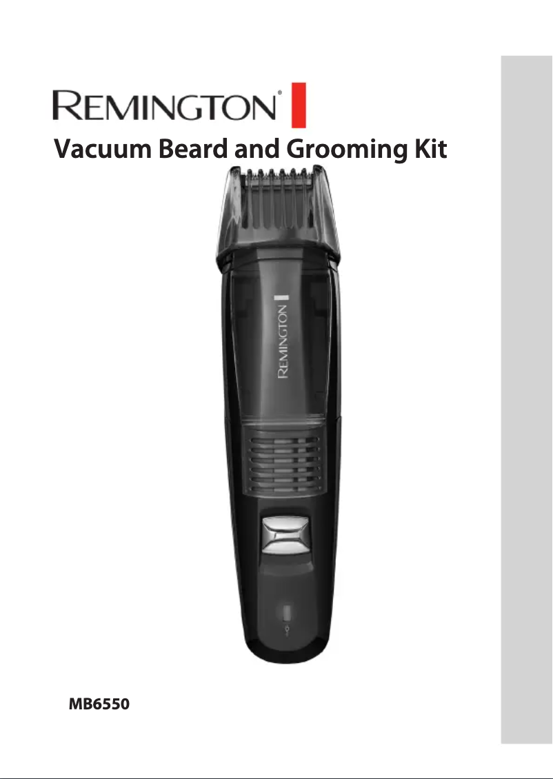 Page 1 de la notice Manuel utilisateur Remington MB6550