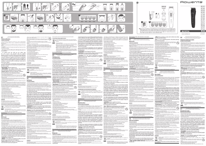 Page 1 de la notice Manuel utilisateur Rowenta Multistyle 7in1