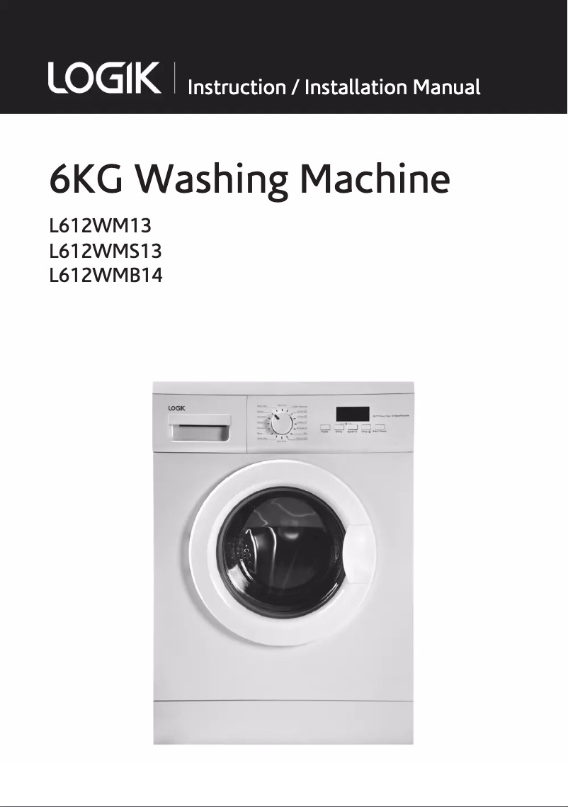 Página 1 del manual Manual de usuario Logik L612WM13