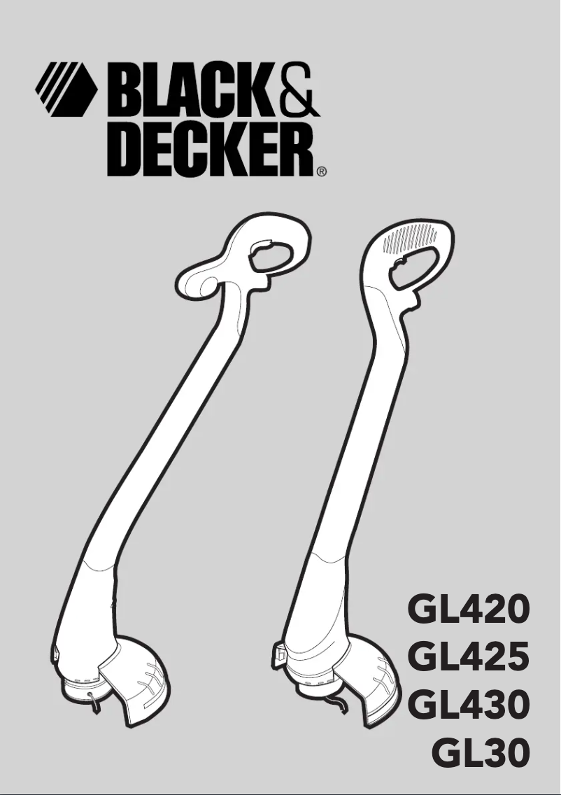 Page n°1 - Manuel utilisateur Black & Decker GL420CX