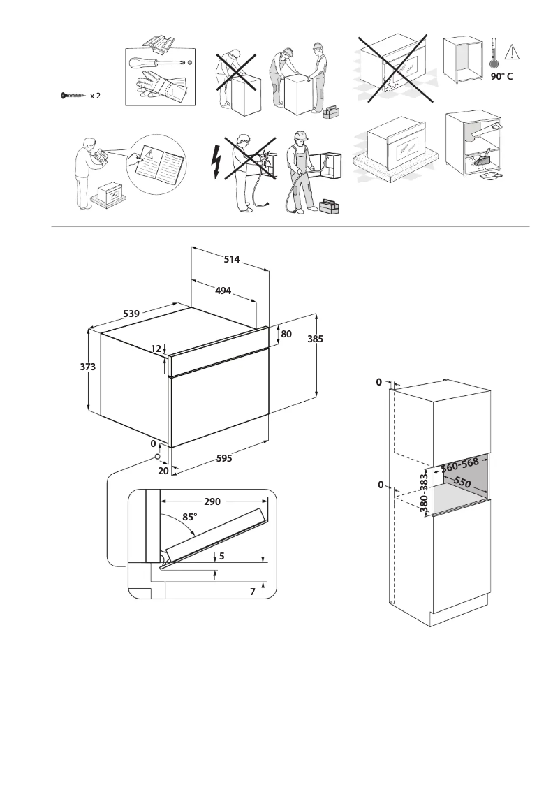 Page 1 de la notice Instructions de sécurité Whirlpool W9 MD260 IXL