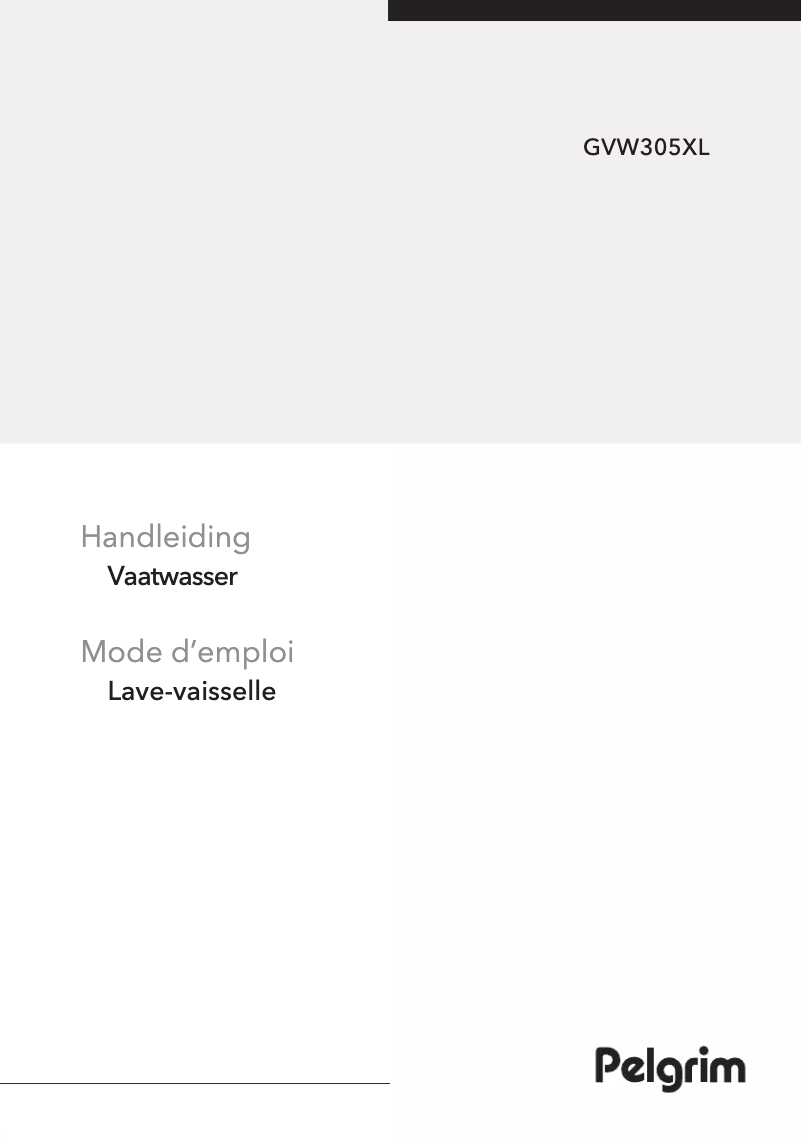 Página 1 del manual Manual de usuario Pelgrim GVW305XL