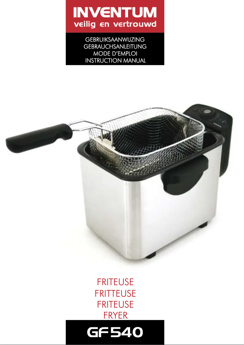 Page 1 de la notice Manuel utilisateur Inventum GF540