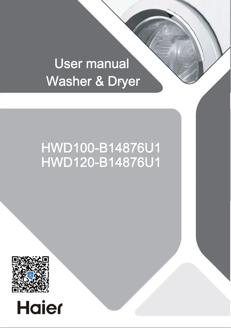 Página 1 del manual Manual de usuario Haier HWD120-B14876U1