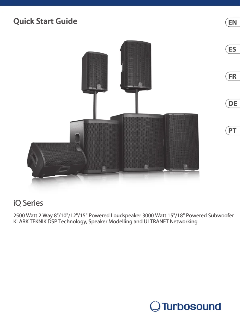 Página 1 del manual Manual de usuario Turbosound iQ12