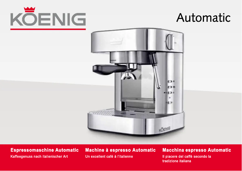 Page 1 de la notice Manuel utilisateur Koenig B03108 Automatic